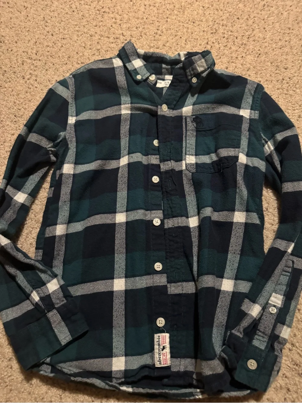 Abercrombie 9/10 flannel lot